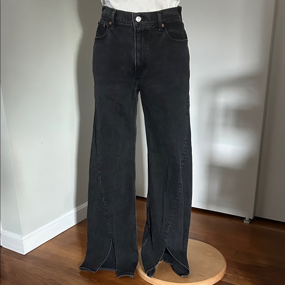 Abercrombie & Fitch Black Flare Jeans
